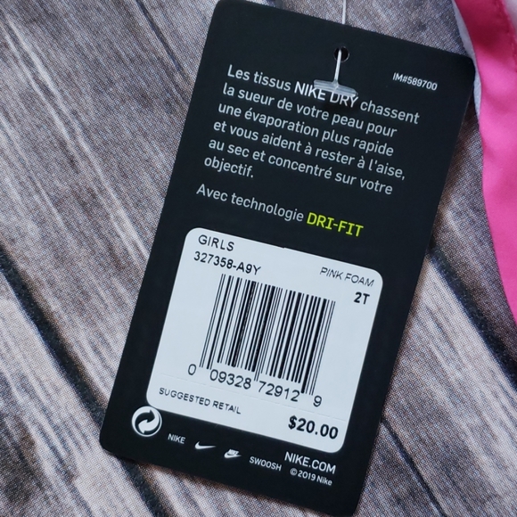 *SIZE 2T ONLY* Nike Toddler Girls Tempo Shorts - Picture 6 of 7